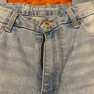 No Boundaries Raw Hem Jeans